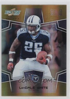 2008 Score Select - [Base] - Gold Zone #315 - LenDale White /50