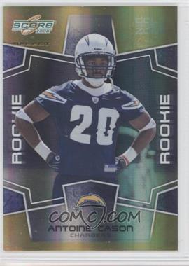 2008 Score Select - [Base] - Gold Zone #350 - Rookie - Antoine Cason /50