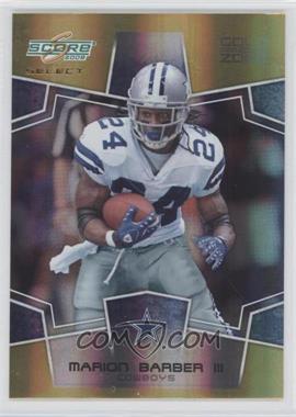 2008 Score Select - [Base] - Gold Zone #79 - Marion Barber III /50