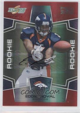 2008 Score Select - [Base] - Red Zone Autographs #364 - Rookie - Eddie Royal /25