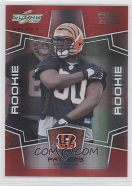 2008 Score Select - [Base] - Red Zone #388 - Rookie - Pat Sims /30