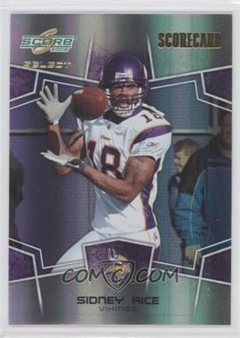 2008 Score Select - [Base] - Scorecard #175 - Sidney Rice /100