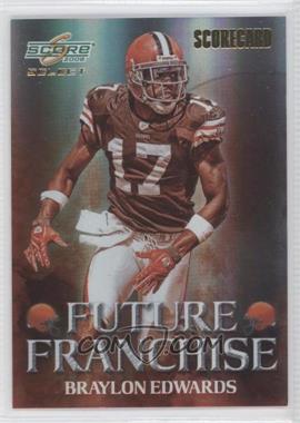 2008 Score Select - Future Franchise - Scorecard #FF-20 - Braylon Edwards /100