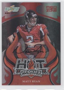 2008 Score Select - Hot Rookies - Red Zone Autographs #HR-22 - Matt Ryan /25