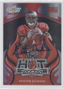 2008 Score Select - Hot Rookies - Red Zone Autographs #HR-7 - Dexter Jackson /25