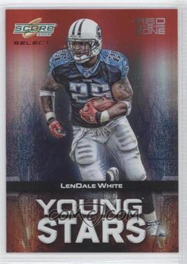 2008 Score Select - Young Stars - Red Zone #YS-9 - LenDale White /30