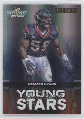 2008 Score Select - Young Stars - Scorecard #YS-18 - DeMeco Ryans /100