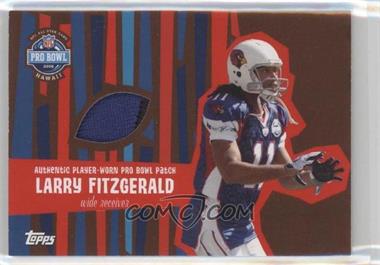 2008 Topps - All-Pro Relics - Patch #APP-LF - Larry Fitzgerald /99