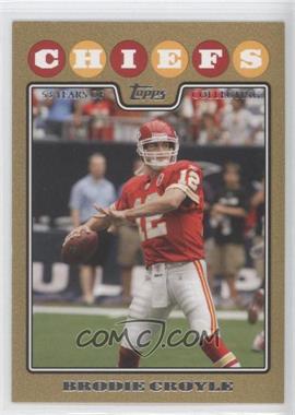 2008 Topps - [Base] - Gold Border #15 - Brodie Croyle /2008