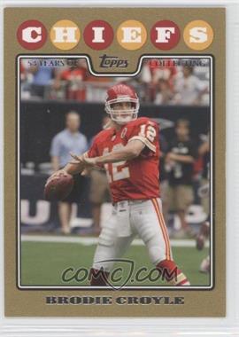 2008 Topps - [Base] - Gold Border #15 - Brodie Croyle /2008