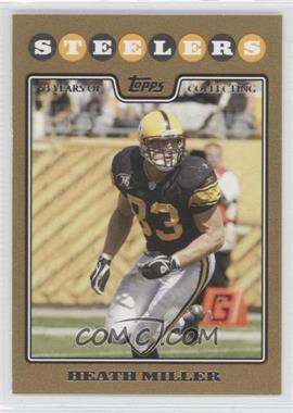 2008 Topps - [Base] - Gold Border #184 - Heath Miller /2008