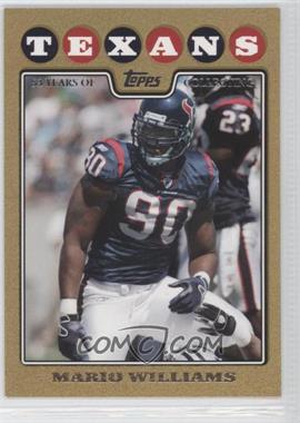 2008 Topps - [Base] - Gold Border #208 - Mario Williams /2008