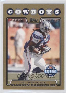 2008 Topps - [Base] - Gold Border #299 - Marion Barber III /2008