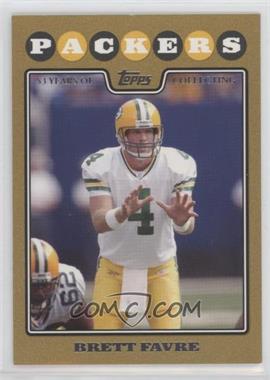 2008 Topps - [Base] - Gold Border #34.1 - Brett Favre (Packers) /2008