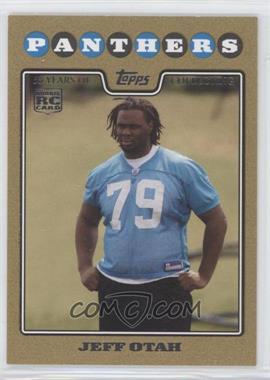 2008 Topps - [Base] - Gold Border #389 - Jeff Otah /2008