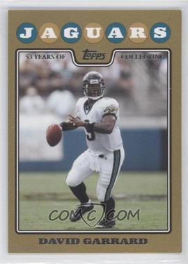 2008 Topps - [Base] - Gold Border #8 - David Garrard /2008