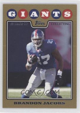 2008 Topps - [Base] - Gold Border #83 - Brandon Jacobs /2008