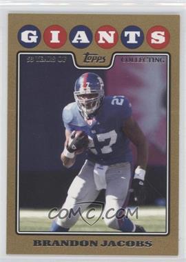 2008 Topps - [Base] - Gold Border #83 - Brandon Jacobs /2008