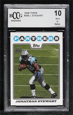 2008 Topps - [Base] #348.1 - Jonathan Stewart (Helmet On) [BCCG 10 Mint or Better]