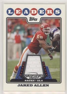 2008 Topps - League Leader Relics #LLR-JA - Jared Allen