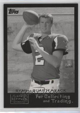 2008 Topps - Mayo's Cut Plug Retro Rookies - Black & White #1 - Matt Ryan