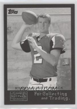 2008 Topps - Mayo's Cut Plug Retro Rookies - Black & White #1 - Matt Ryan