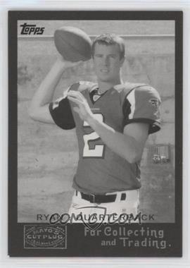 2008 Topps - Mayo's Cut Plug Retro Rookies - Black & White #1 - Matt Ryan