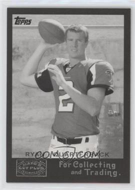 2008 Topps - Mayo's Cut Plug Retro Rookies - Black & White #1 - Matt Ryan