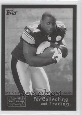 2008 Topps - Mayo's Cut Plug Retro Rookies - Black & White #8 - Rashard Mendenhall