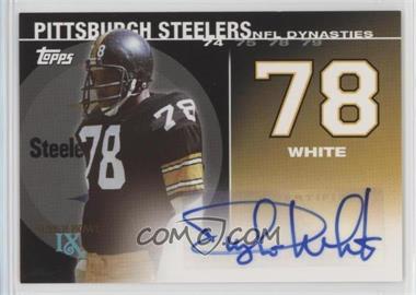 2008 Topps - NFL Dynasties Tribute - Autographs #DYNA-DWH - Dwight White /100