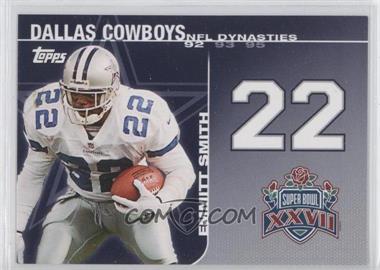 2008 Topps - NFL Dynasties Tribute #DYN-ES2 - Emmitt Smith