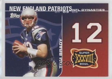 2008 Topps - NFL Dynasties Tribute #DYN-TB - Tom Brady