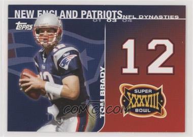 2008 Topps - NFL Dynasties Tribute #DYN-TB - Tom Brady
