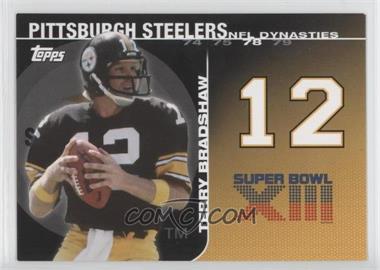 2008 Topps - NFL Dynasties Tribute #DYN-TBR - Terry Bradshaw