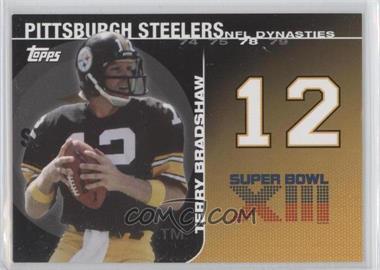 2008 Topps - NFL Dynasties Tribute #DYN-TBR - Terry Bradshaw