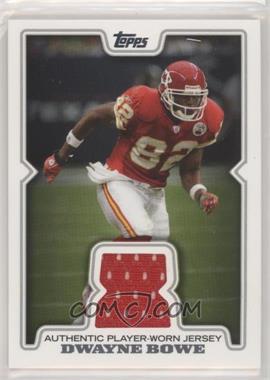 2008 Topps - Retail Relics #R-DBO - Dwayne Bowe