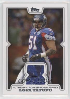 2008 Topps - Retail Relics #R-LT - Lofa Tatupu