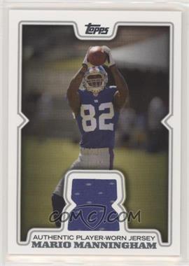 2008 Topps - Retail Relics #R-MMA - Mario Manningham