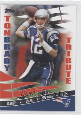 2008 Topps - Target Tom Brady Tribute #TBT-TB8 - Tom Brady