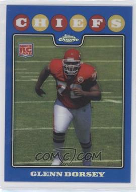 2008 Topps Chrome - [Base] - Blue Refractor #TC228 - Glenn Dorsey