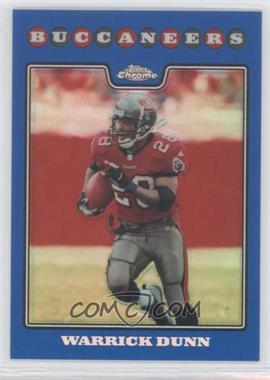 2008 Topps Chrome - [Base] - Blue Refractor #TC38 - Warrick Dunn