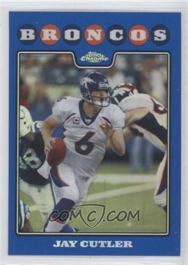 2008 Topps Chrome - [Base] - Blue Refractor #TC7 - Jay Cutler