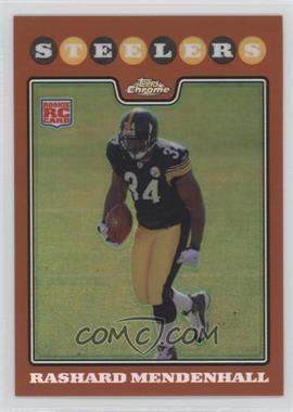 2008 Topps Chrome - [Base] - Copper Refractor #TC182 - Rashard Mendenhall /425