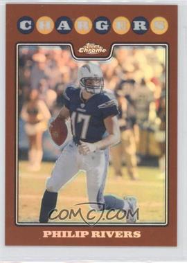 2008 Topps Chrome - [Base] - Copper Refractor #TC23 - Philip Rivers /425