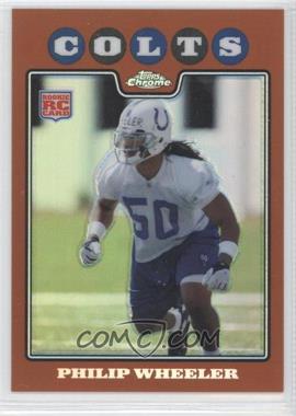 2008 Topps Chrome - [Base] - Copper Refractor #TC249 - Philip Wheeler /425