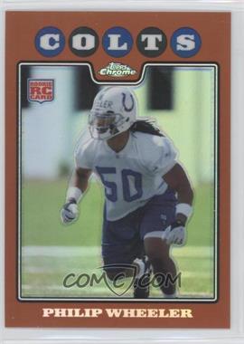 2008 Topps Chrome - [Base] - Copper Refractor #TC249 - Philip Wheeler /425