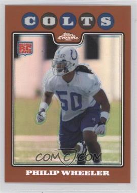 2008 Topps Chrome - [Base] - Copper Refractor #TC249 - Philip Wheeler /425