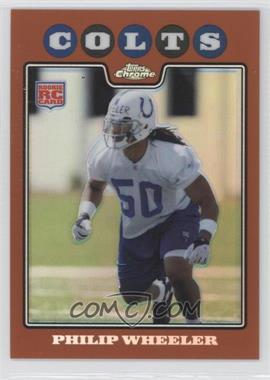 2008 Topps Chrome - [Base] - Copper Refractor #TC249 - Philip Wheeler /425