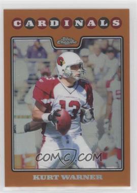 2008 Topps Chrome - [Base] - Copper Refractor #TC25 - Kurt Warner /425