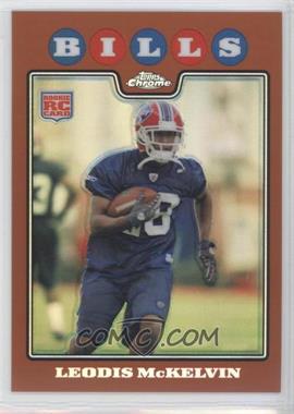 2008 Topps Chrome - [Base] - Copper Refractor #TC262 - Leodis McKelvin /425